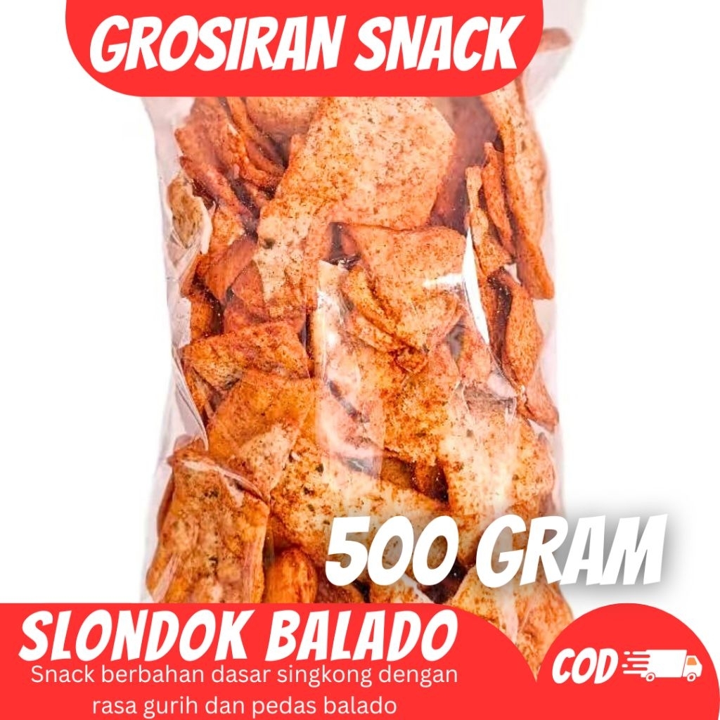 

500 Gram Slondok Gurih Pedas Balado / Selondok Balado Pedas / Selondok Pedas