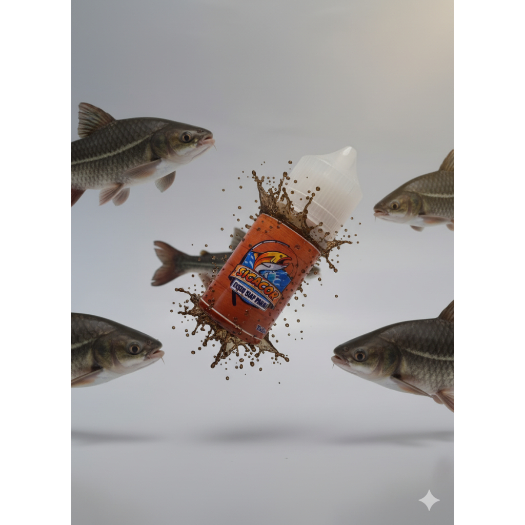 Essen Sigacor Untuk Mancing Liaran Sungai Danau Rawa Ikan Tapah Super Jitu Aroma Amis Gurih [BELI 3 