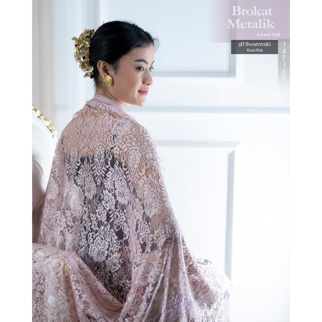 KAIN BROKAT 3D SWAROVSKI (14916)