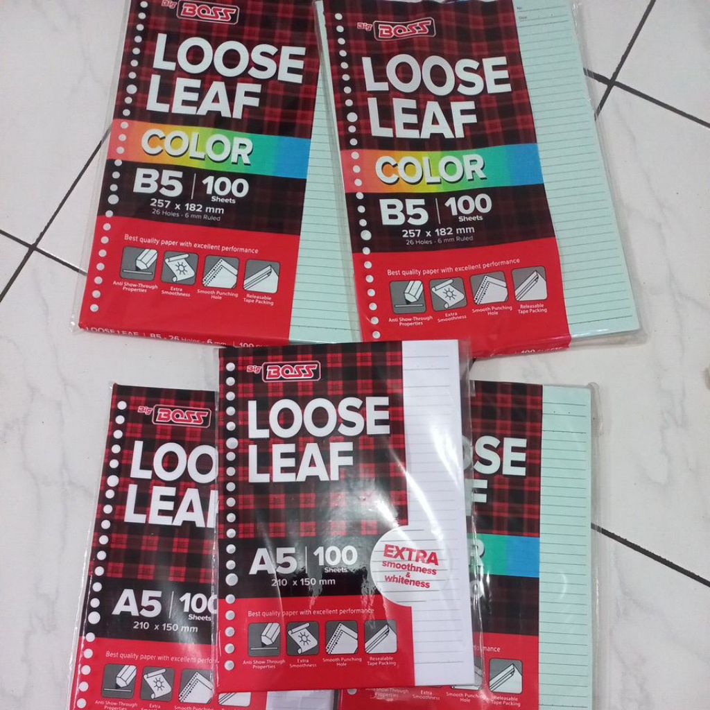 

BOSS Loose Leaf B5 A5