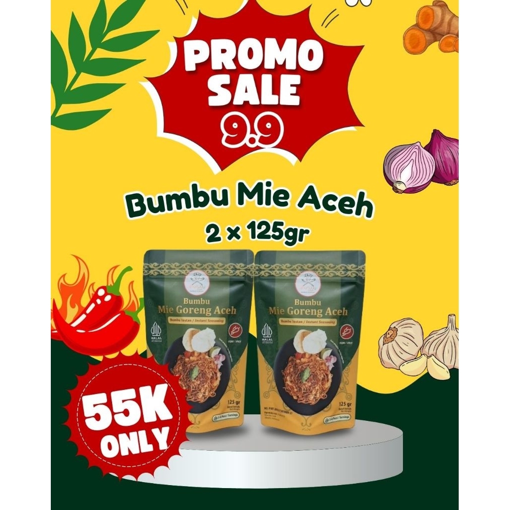 

Bumbu Mie Goreng Aceh Paket promo sale 9.9 ShanJay_Cook
