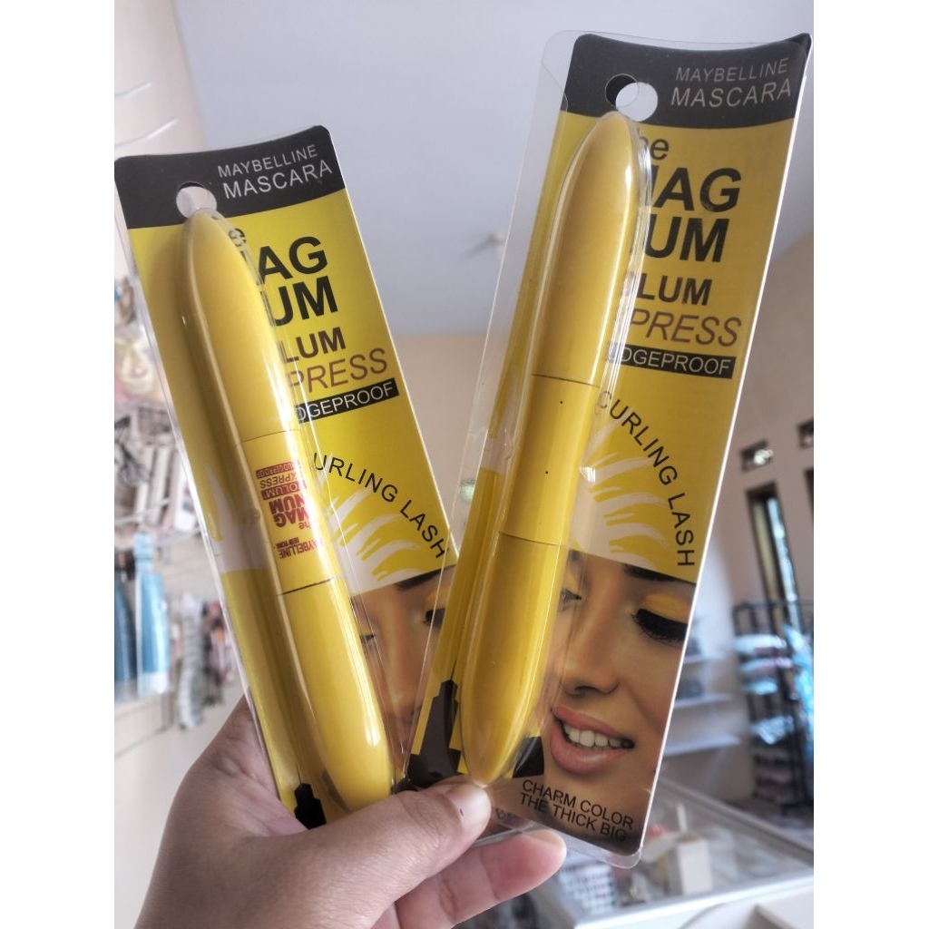 MASKARA+EYELINER MAYBELLINE 2IN 1 VOLUME EXPRES MURAH