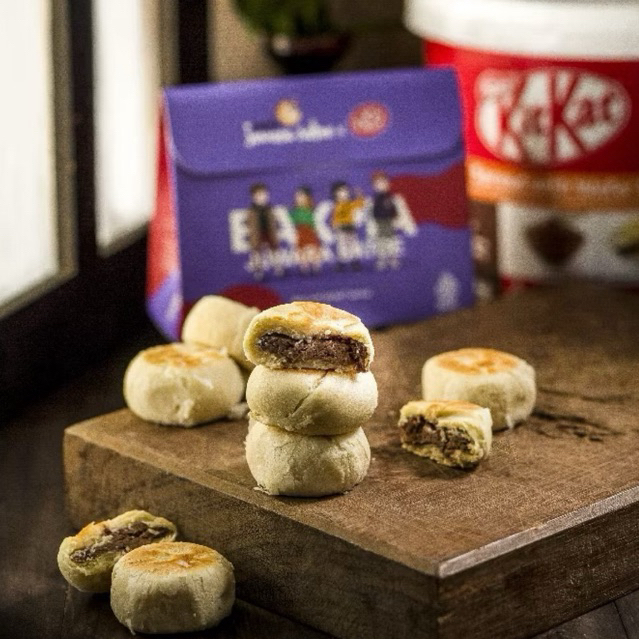 Bakpia Juwara Satoe KitKat Isi 5 – Bakpia Basah Premium Coklat + Free Vakum