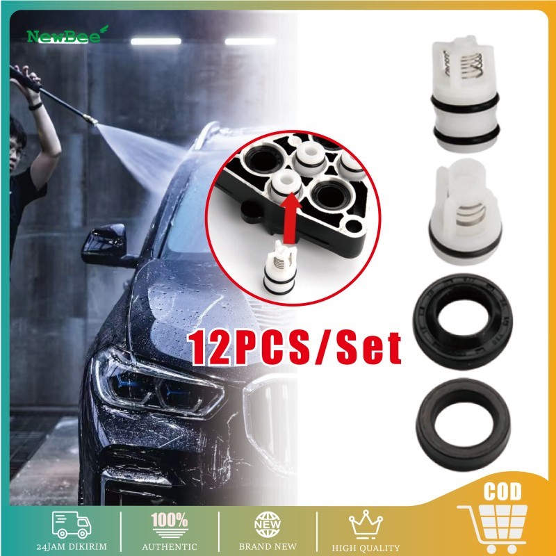 Sparepart Jet Cleaner High Pressure 12PCS Oil Seal Water Seal Inlet Valve Outlet Valve Jet Cleaner