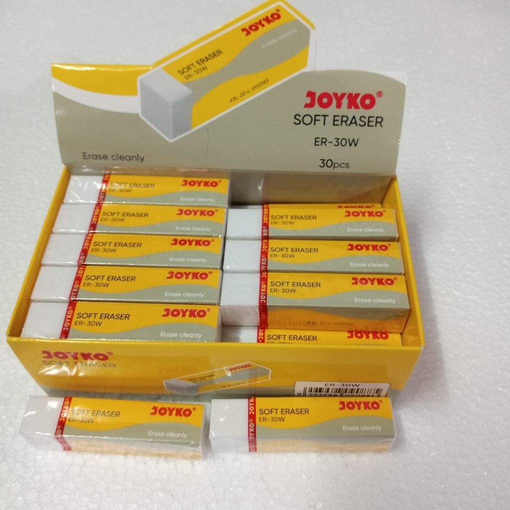 

Penghapus Joyko EB -30 / ER - 30W Satuan Warna Hitam Putih