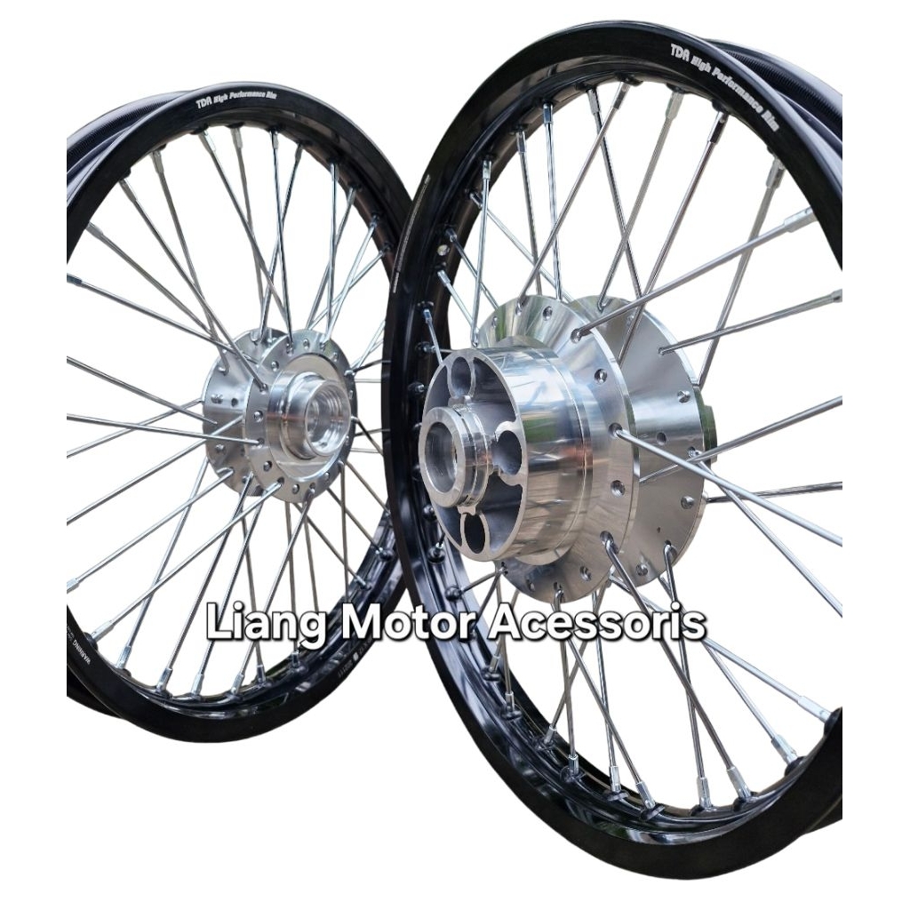 Sepaket Velg TDR Ring 17 Tromol Set Jari2 - Honda CB 150 R Old New Mega Pro Tiger Revo Supra GTR Dll