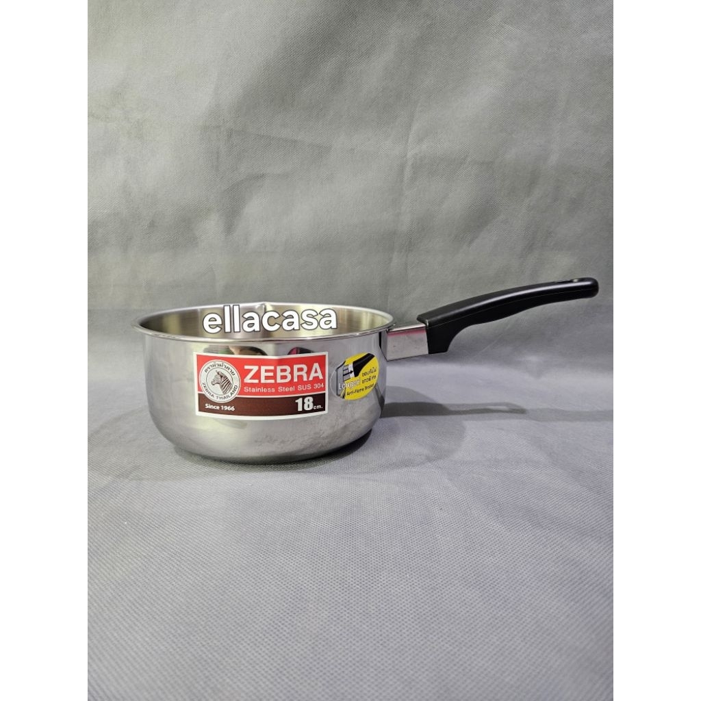 Panci Susu Zebra 18cm / Panci Masak Indomie Zebra Thailand / Sauce Pan Zebra /  Panci Susu Stainless