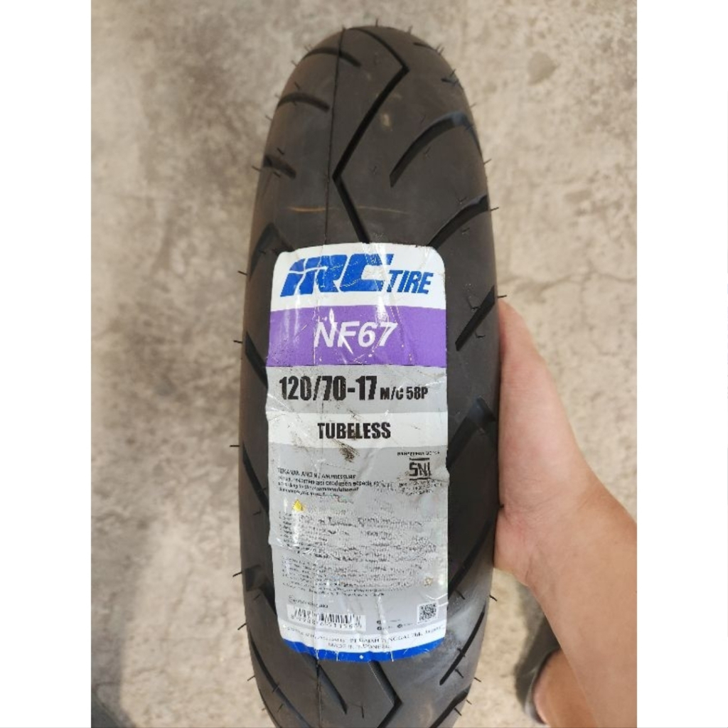 Ban Motor IRC NF 67 Tubeless 120/70 R17 CBR
