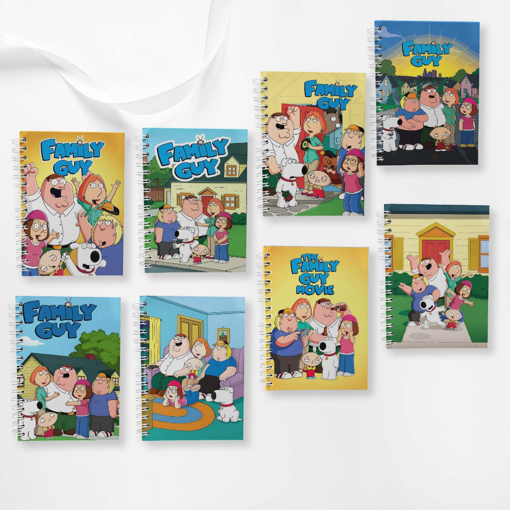 

Note Book Spiral Large (10 cm X 14 cm) Family Guy / Notebook A6 Custom / Seminar Kit Surabaya