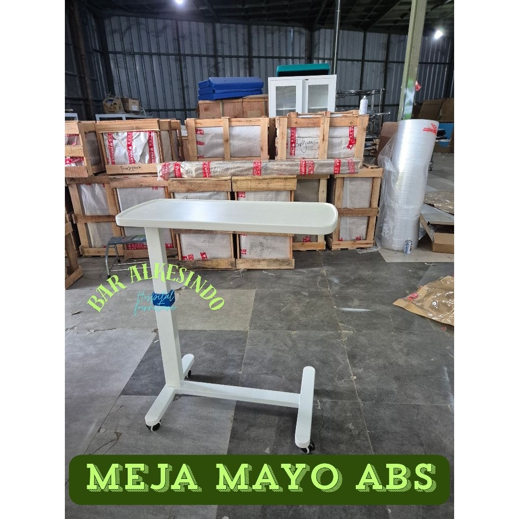 Meja Makan Pasien ABS | Over Bad Table ABS | Mayo ABS | Tempat Makan Pasien Rumah Sakit