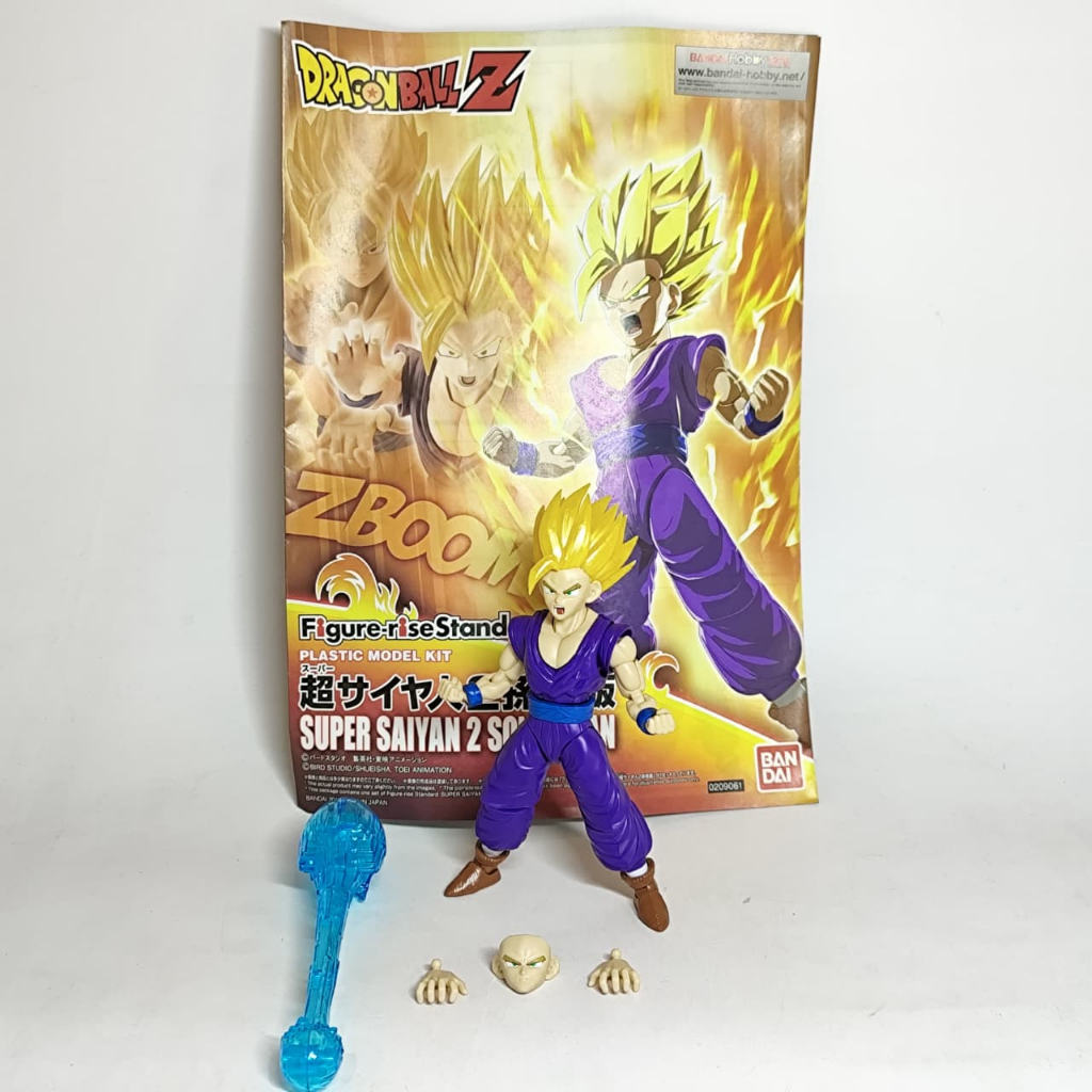 Bandai Figure-rise Standard Son Gohan Super Saiyan 2 / Model Kit Dragon Ball Z 2nd Sudah Rakit X357