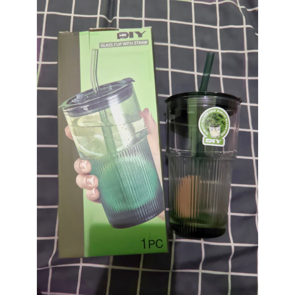 Gelas Tumblr Aesthetic Mr Diy masih baru
