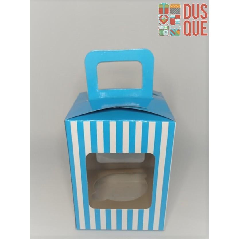 

FUJI DUS CUPCAKE/MUFFIN LOBANG 1, WARNA BIRU ISI 10PCS/PACK