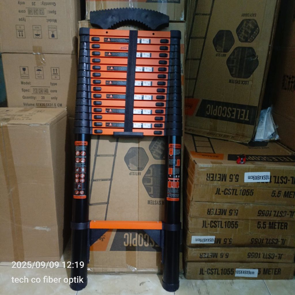 tangga 6,3m/tangga teleskopik 6,3 meter/tangga lipat