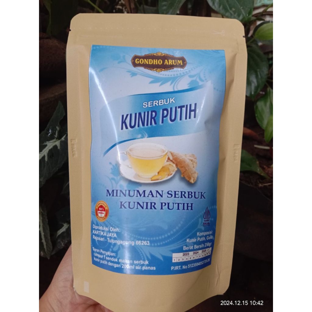 

Minuman Serbuk Kunir Putih 250gram
