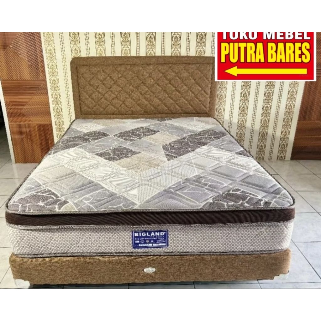Kasur Springbed/Matras Bigland Praha (Matrasnya saja) 31 cm garansi resmi 15 tahunHANYA KASUR/KASUR 