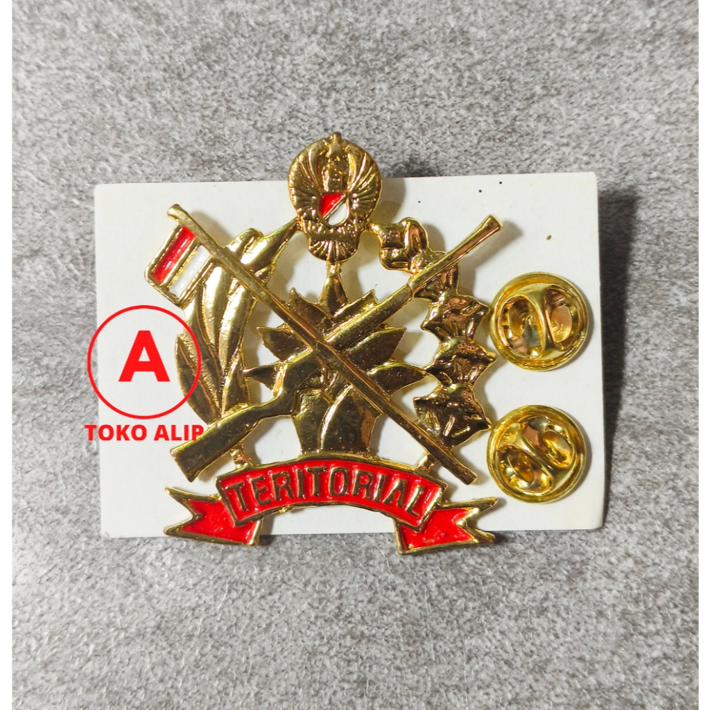 Wing Teritorial Brevet PDH TNI - Pin Teritorial Brivet TNI PDH - Brevet Teritorial TNI - Brivet Teri