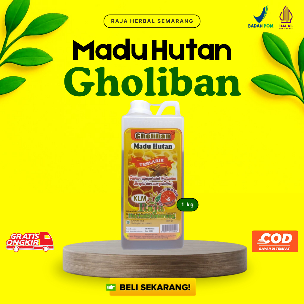 

Madu Gholiban 1 kg Madu Hutan Asli Kalimantan Untuk Meningkatkan Stamina dan Imunitas Tubuh