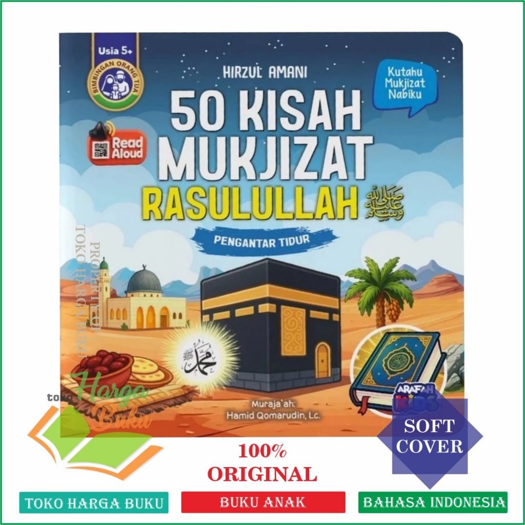 Foto 50 Kisah Mukjizat Rasulullah Pengantar Tidur FULL COLOR Usia 5+ Sirah Nabawiyah ORI - Arafah Kids