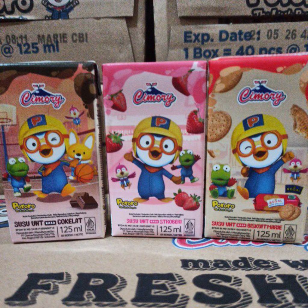 

SUSU CIMORY UHT FRESH MILK 125ml / 125 ml