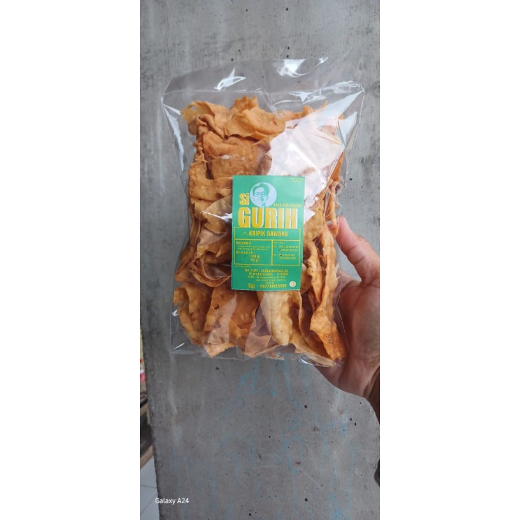 

KRIPIK BAWANG 140 gr SI GURIH