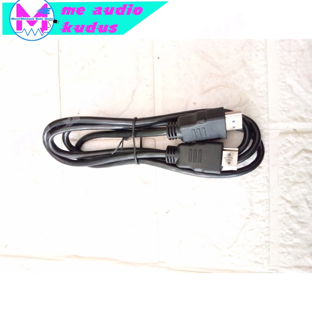 KABEL HDMI HITAM-KABEL BESAR PENDEK