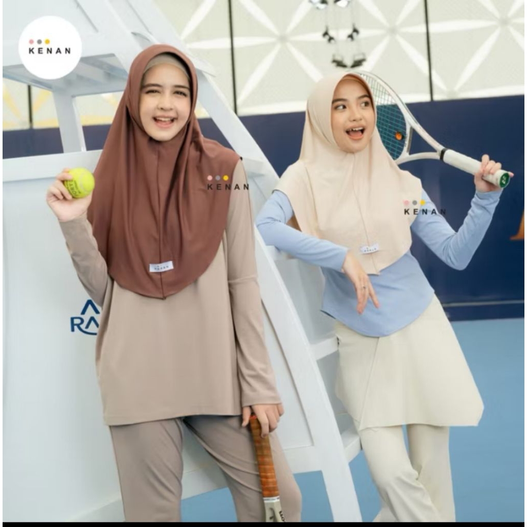 Kenan-Dzevada Jilbab Bergo Instan ukuran M