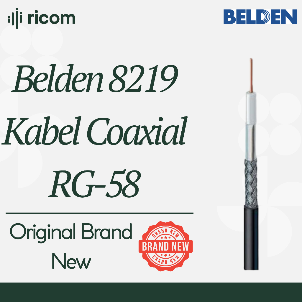 Belden 8219 USA – Kabel Coaxial RG-58 RG58 RG 58 Original