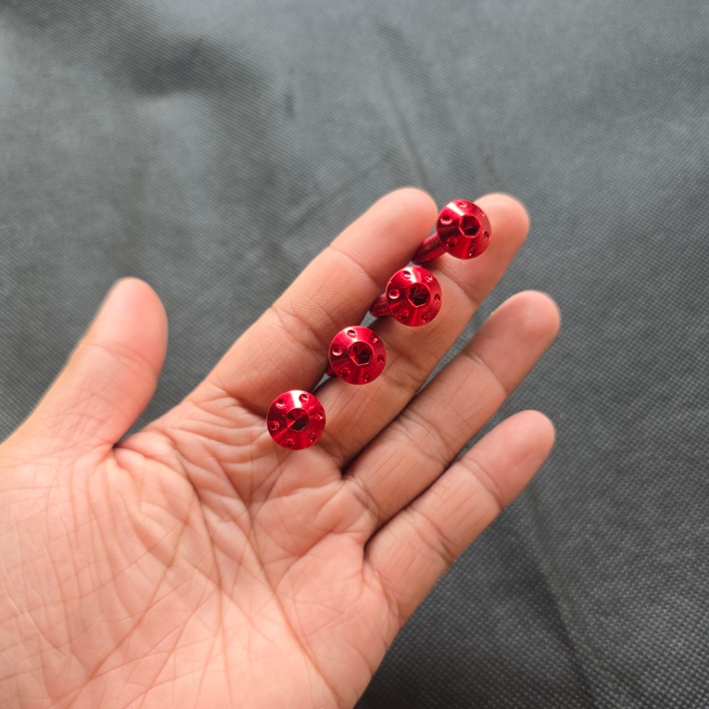 Baut probolt visor ukuran 8 Yamaha Nmax Aerox xmax dll panjang