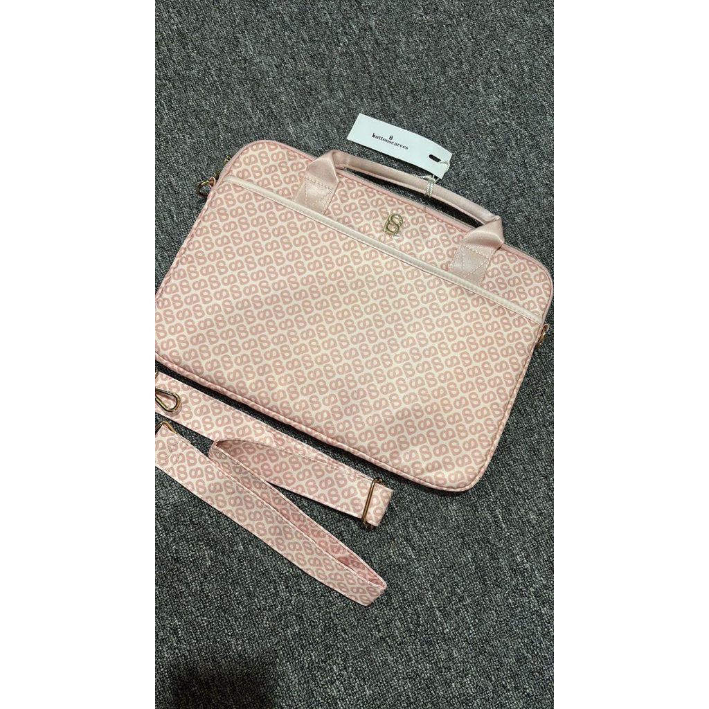 As Is Tas Laptop Buttonscarves / Emille Tapis Laptop Bag Blush