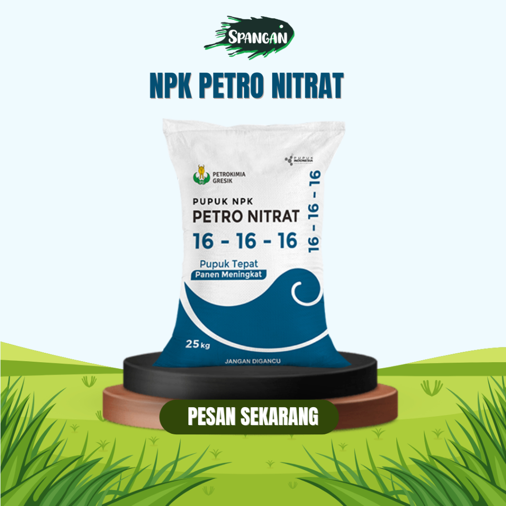 PUPUK NPK PETRO NITRAT 16-16-16 KEMASAN REPACK 1 KG