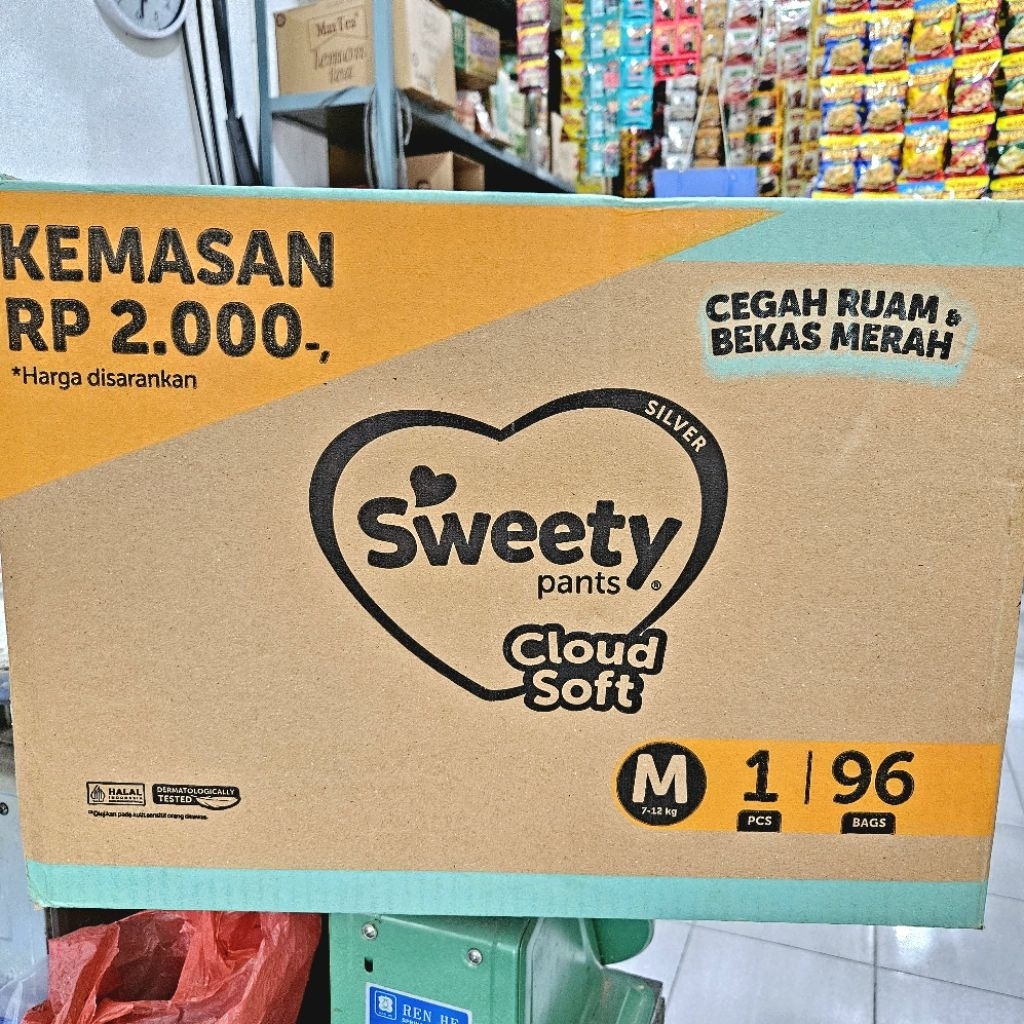 1 Karton Sweety Pants M isi 96 Pcs