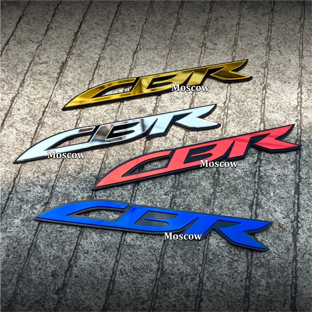 EMBLEM CBR TIMBUL TULISAN MOTOR CBR STIKER Emblem Motor Cb150R Stiker Timbul 3D Motor CB150R Emblem 