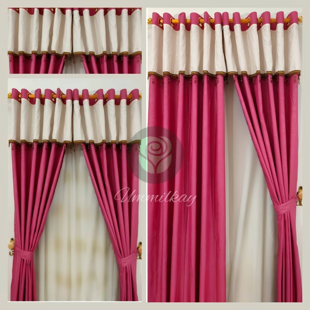 Gorden Tirai Rumbai Hati Kristal Untuk Pintu dan Jendela Rumah