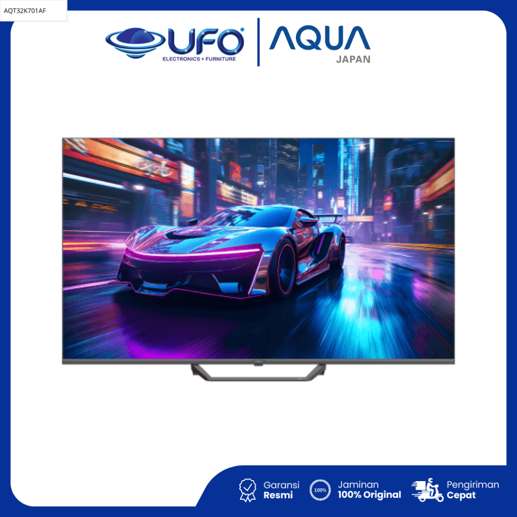 AQUA AQT55S80EUX QLED Smart TV 55 Inch – 4K HDR, Google TV, Dolby Vision Atmos