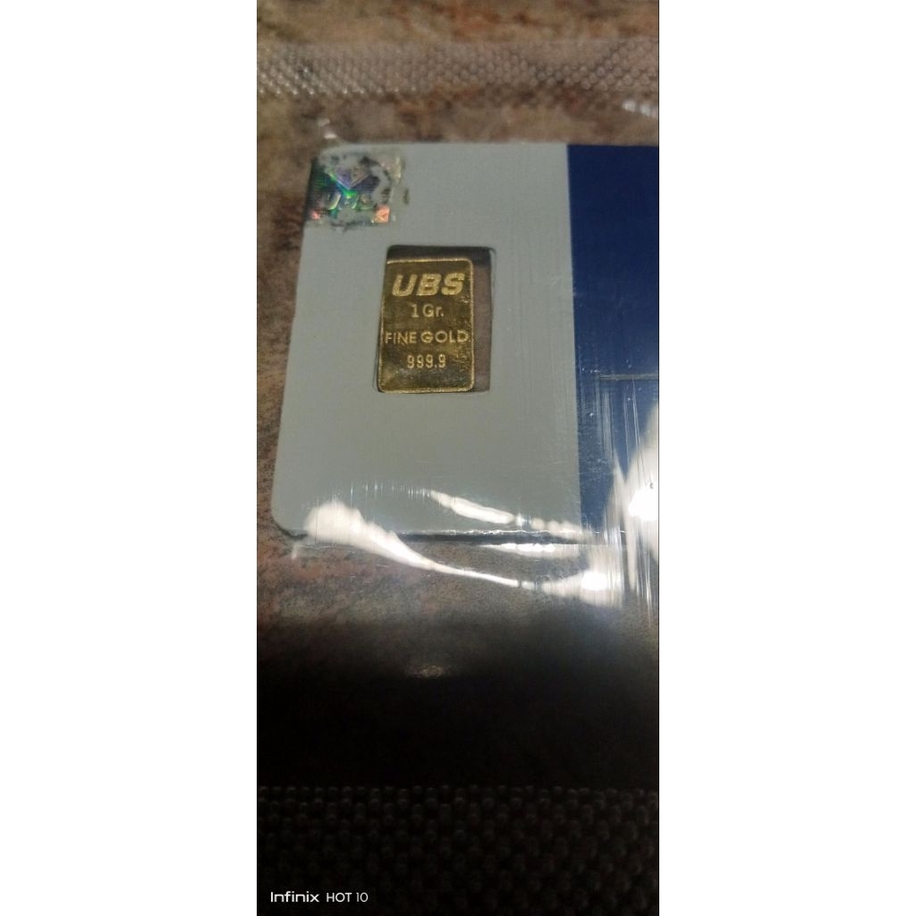 logam mulia emas batangan 1 gram 1grm merk ubs