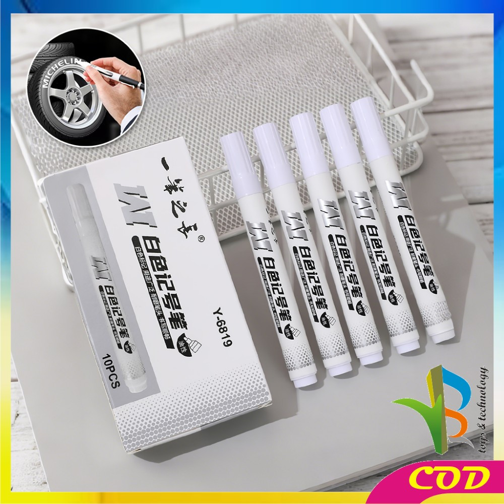 

EC RB-A121 Spidol Putih Pena Graffiti Tinta Permanen Tahan Air Tidak Luntur / Spidol Marker Putih Lukisan Sepidol Waterproof