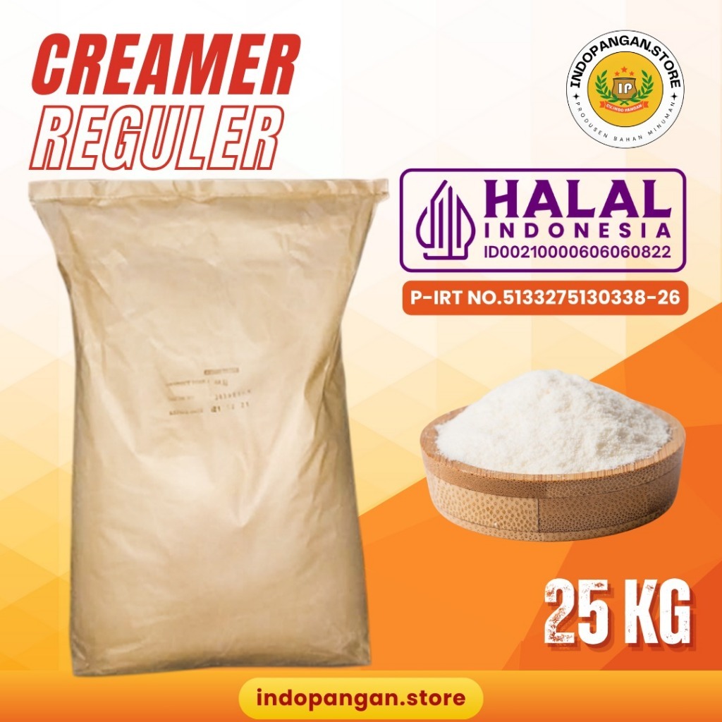 MEL CREAMER KR 01 25KG - Krimer Bubuk Nabati - Bubuk Creamer Non Dairy - Krimer Sak