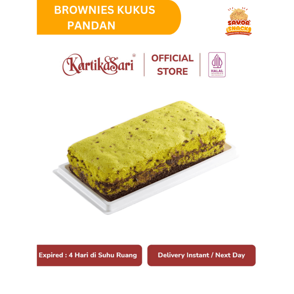 

Brownies Bronis Kukus Pandan Kartika Sari