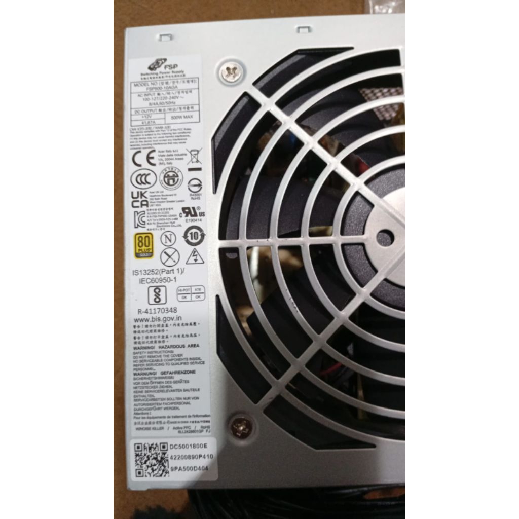 psu Acer fsp500-10aga 80+psu acer