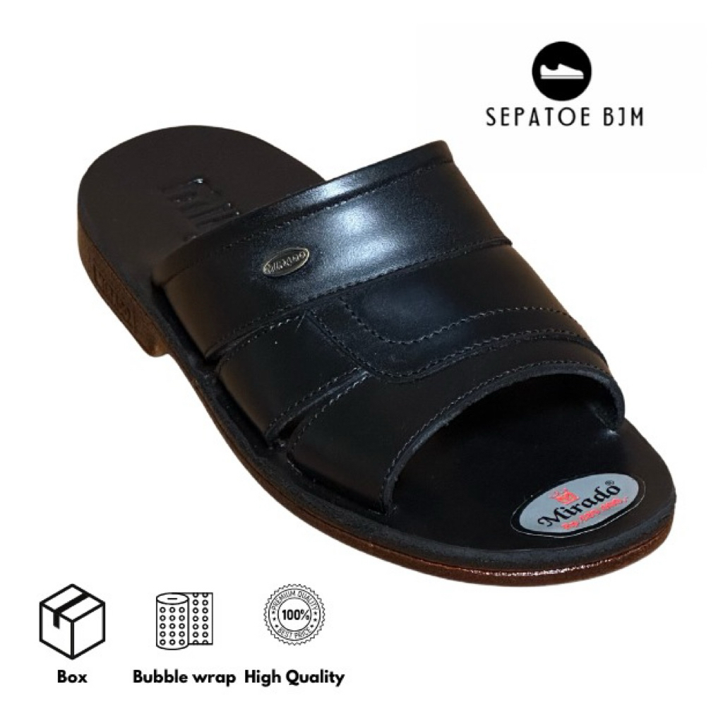 Mirado 542 Black / SandalKulitMirado / SandalPria / SandalLegend