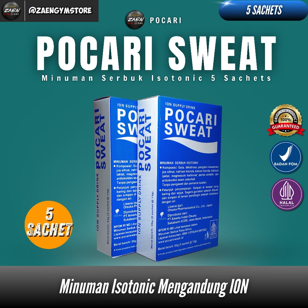 

POCARI SWEAT ION SUPPLY DRINK 5 SACHET