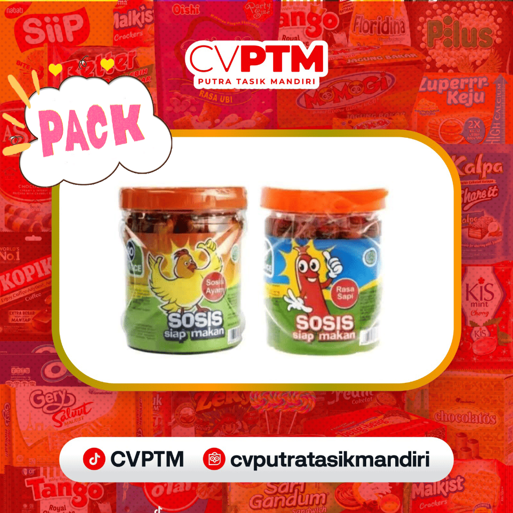

Sosis So Nice Siap Makan Rasa Sapi/Ayam (24Pcs/Pack)Desk