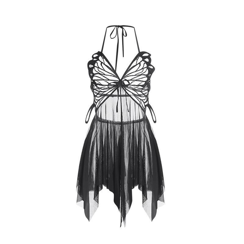 Crystal Sexy Lingerie Dress Kupu2 Baju Tidur Sexy Lingerie Wanita / Lingerie Sexy Nightdress Baju