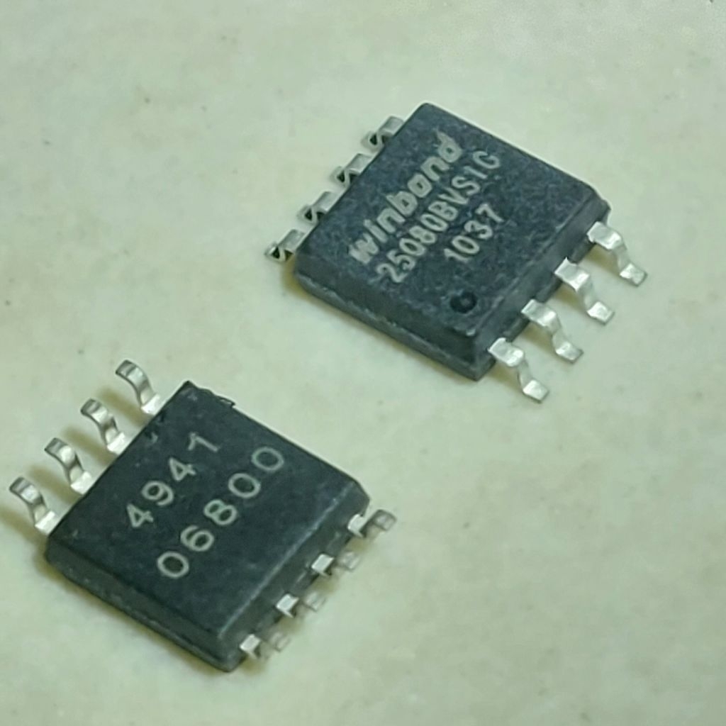 2 Buah 2Pcs 25Q80BVSIG Sop-8 SMD Winbond W25Q80BVSSIG W25Q80BV 25Q80 BVSIG IC EPROM Serial Flash Mem