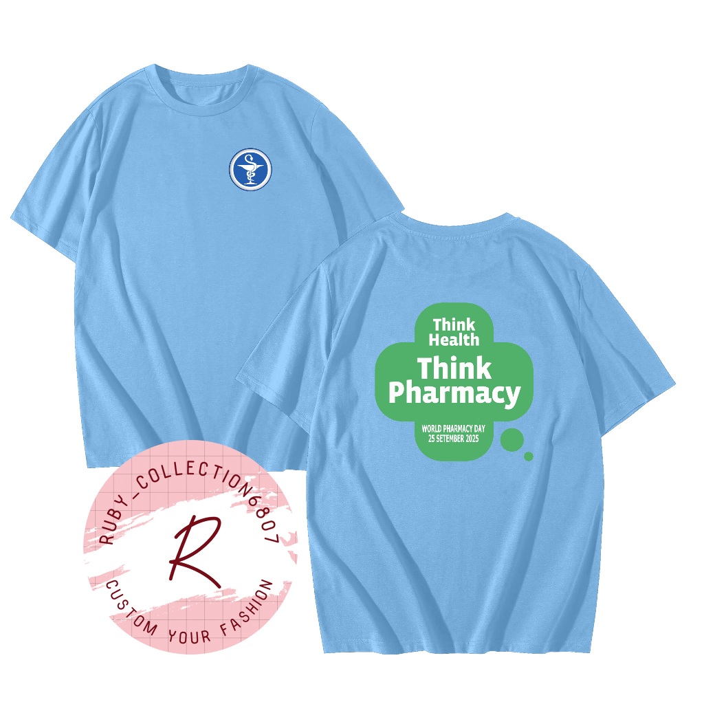 KAOS MODEL KERAH BULAT Think Pharmacy - kaos keras bulat custom