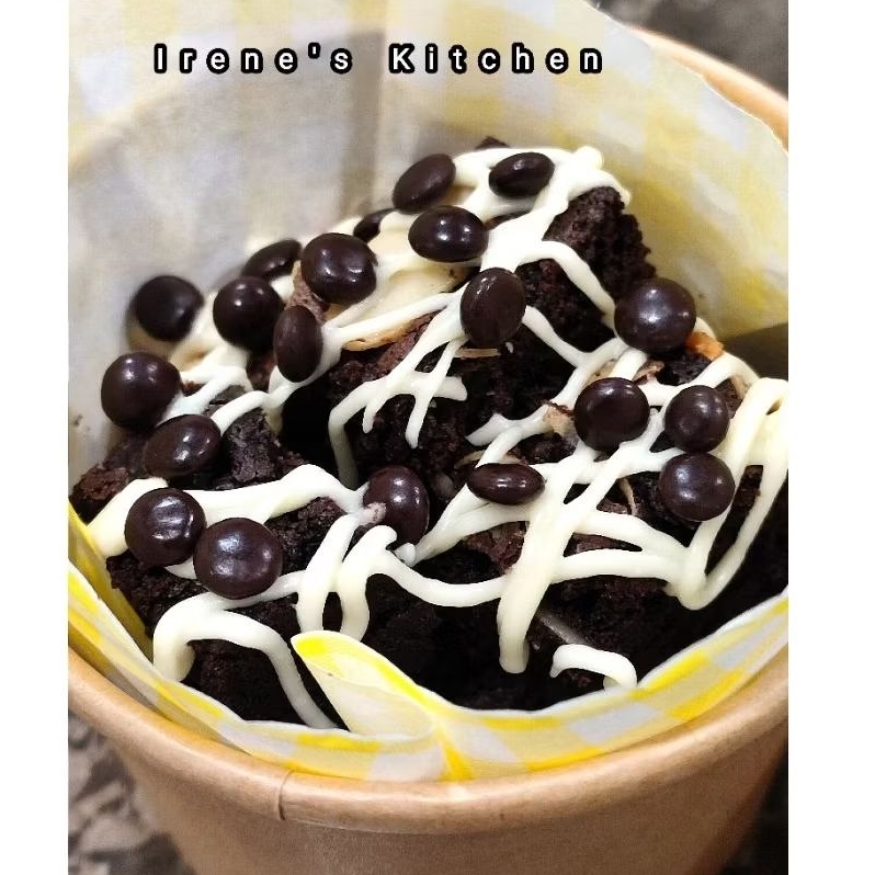 

KUE BROWNIES BRONIS COKLAT BITES ANEKA TOPPING IRENE'S KITCHEN