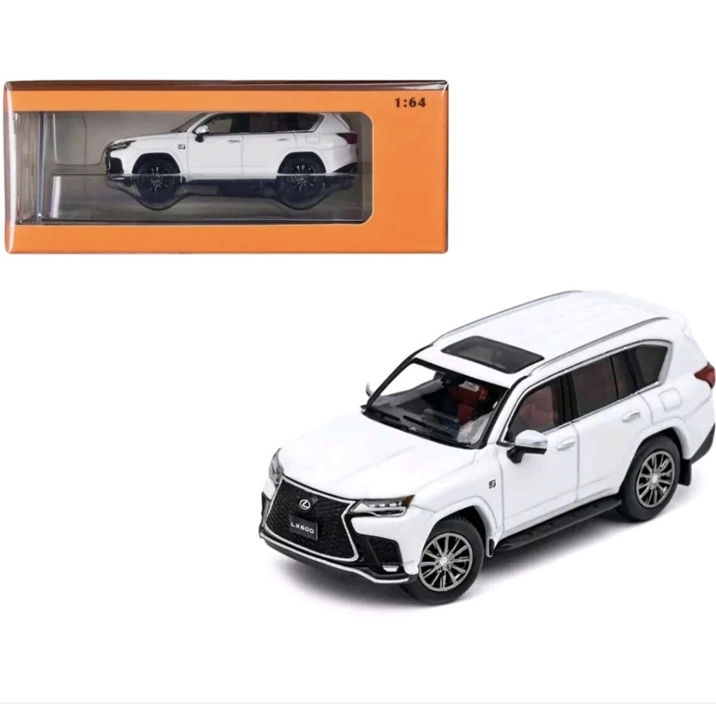GCD Diecast Skala 64 Lexus LX600 2021 Putih