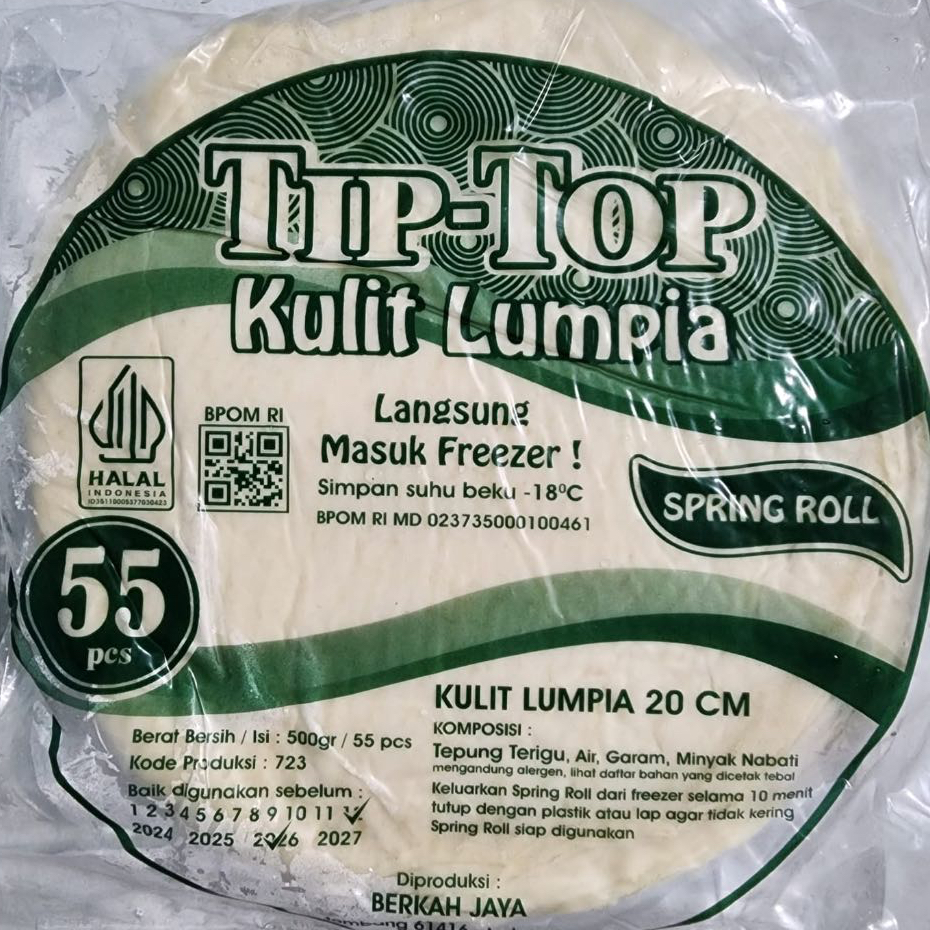 

Tip-Top Kulit Lumpia, Kemasan 500gr
