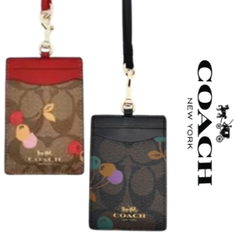 

Lanyard ID Card in signature with cherry print gantungan kartu identitas original gd